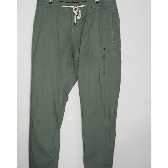 Vuori Ripstop Pants Mens Size XL Drawstring Style V412 Green Stretch Ex Cond - Picture 1 of 6
